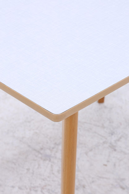 Vintage Küchentisch 60er Jahre | Mid Century Esstisch Tisch Retro 70er Holz Resopal