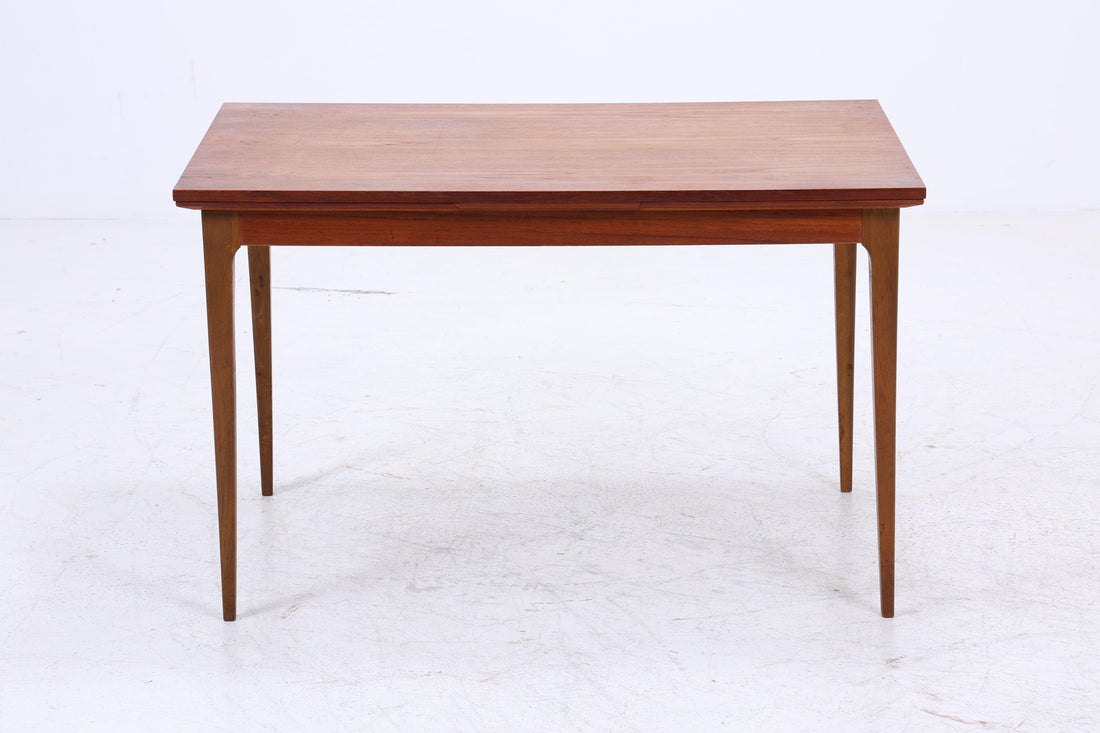Vintage Teak Esstisch Danish Design | Mid-Century Ausziehbarer Küchentisch 1960er Teak Holz