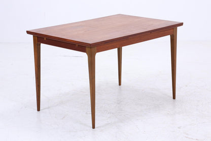 Vintage Teak Esstisch Danish Design | Mid-Century Ausziehbarer Küchentisch 1960er Teak Holz