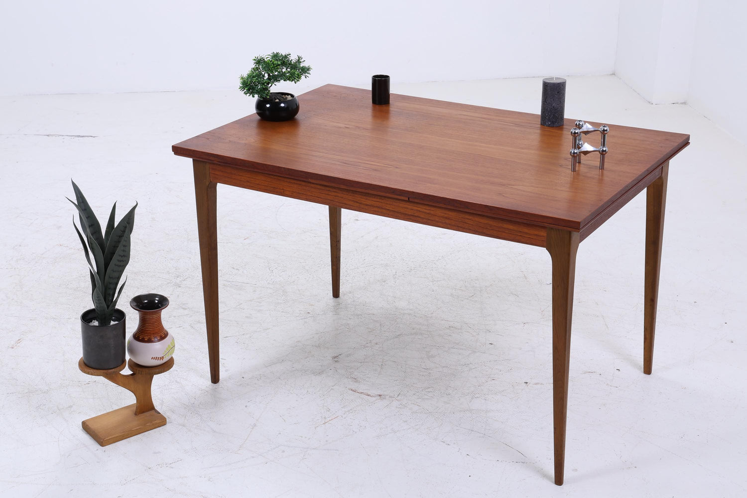 Vintage Teak Esstisch Danish Design | Mid-Century Ausziehbarer Küchentisch 1960er Teak Holz
