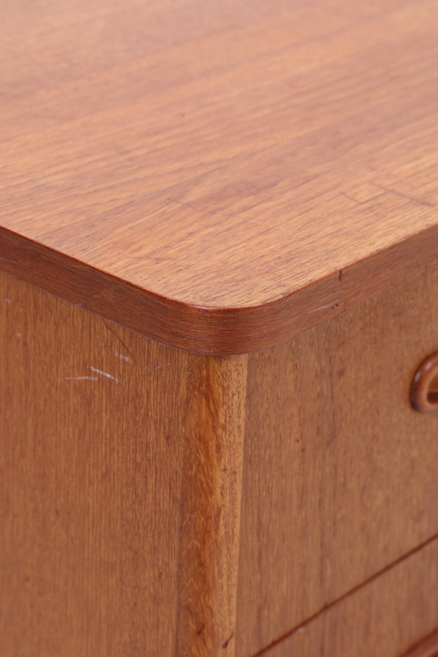 Vintage Teak Schubladen Kommode | Mid Century Schubladen Schrank | Holz Aufbewahrung 60er 70er Jahre