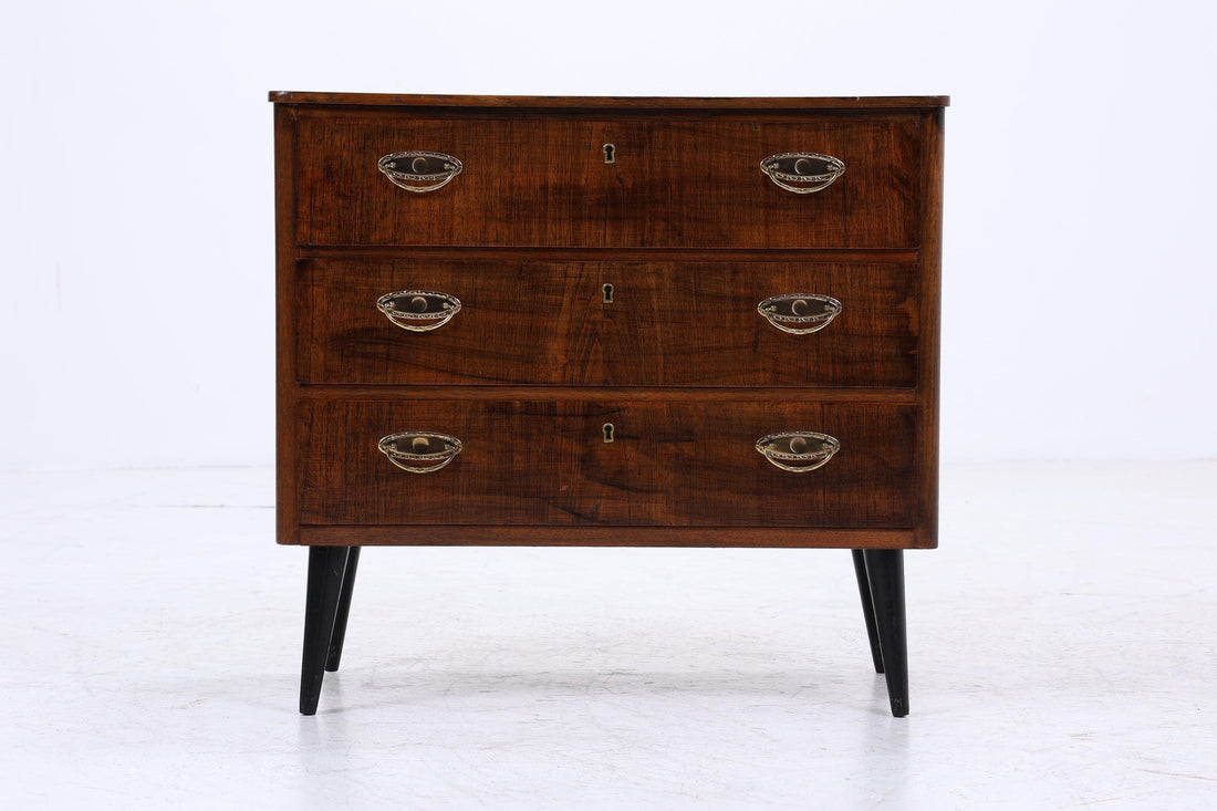 Vintage Schubladen Kommode | Mid Century Schubladen Schrank |  60er 70er Jahre Holz Aufbewahrung