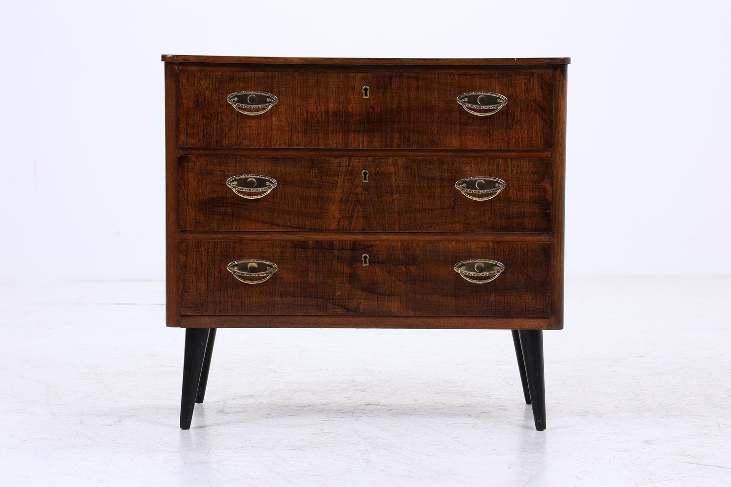 Vintage Schubladen Kommode | Mid Century Schubladen Schrank |  60er 70er Jahre Holz Aufbewahrung