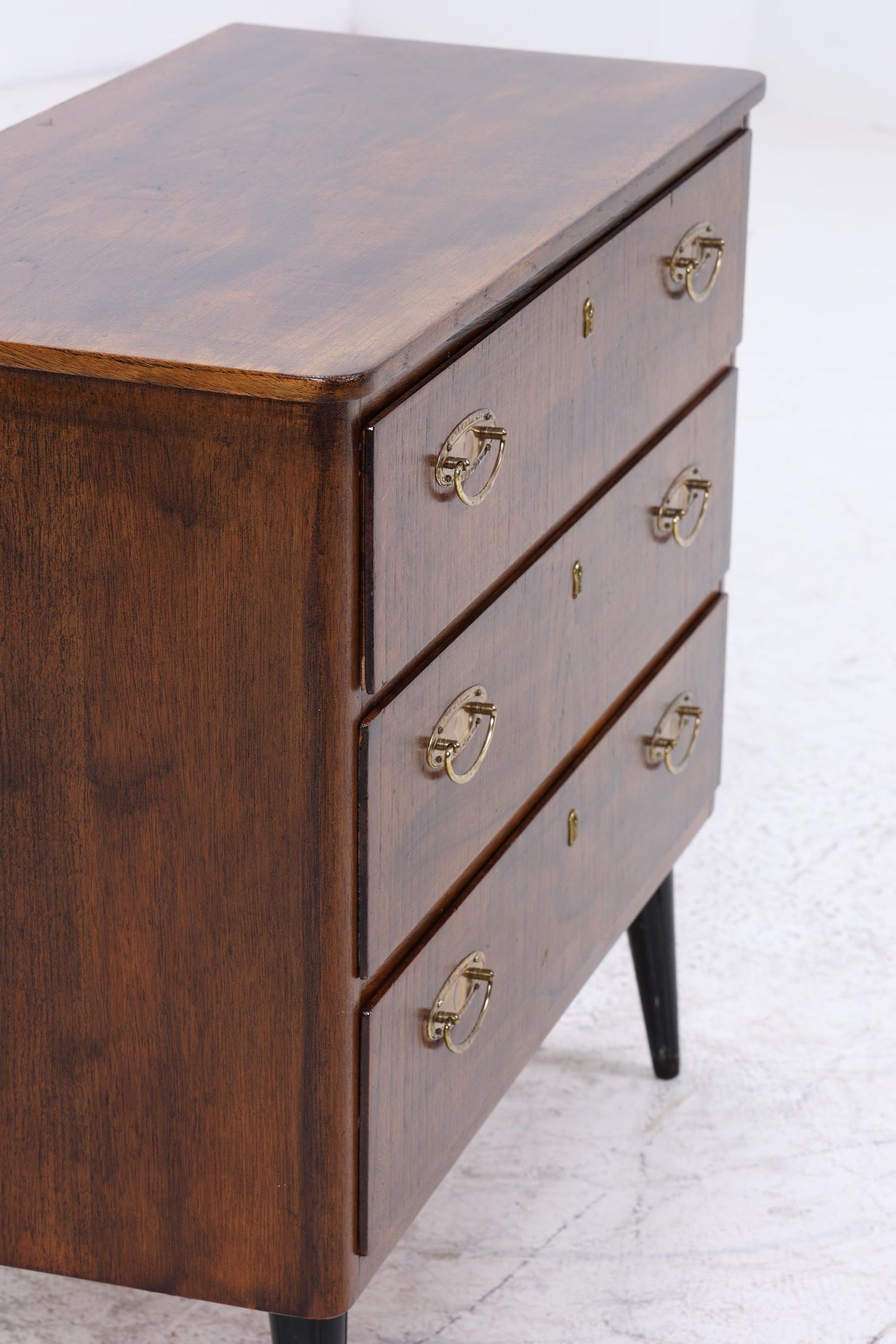 Vintage Schubladen Kommode | Mid Century Schubladen Schrank |  60er 70er Jahre Holz Aufbewahrung