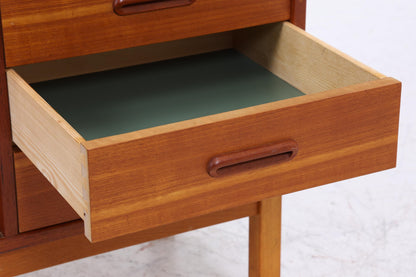 Vintage Teak Regal 60er Jahre | Mid Century Schank Sekretär Retro Holz Aufbewahrung