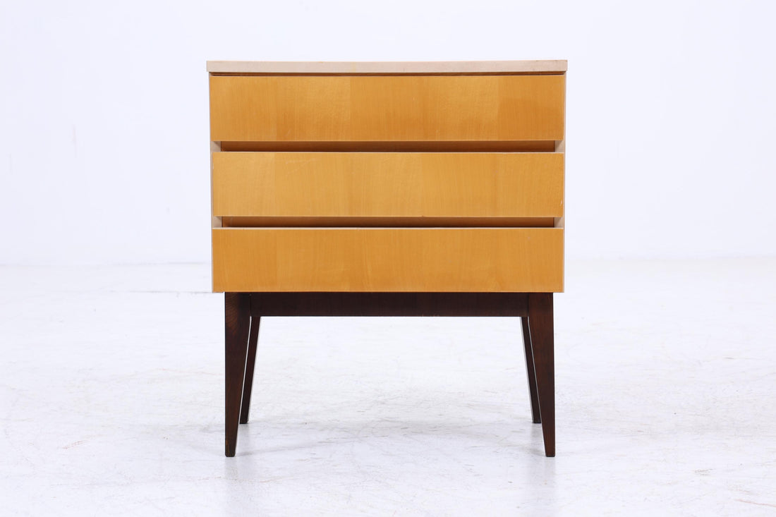 Vintage Mini Kommode 60er | Mid Century Schrank | Kommode Retro Holz Aufbewahrung