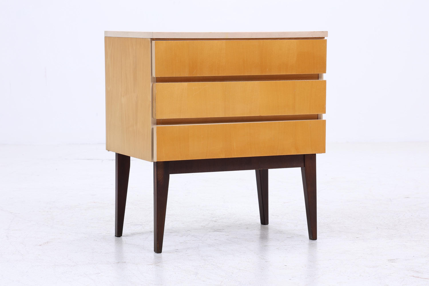 Vintage Mini Kommode 60er | Mid Century Schrank | Kommode Retro Holz Aufbewahrung