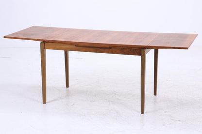 Vintage Teak Esstisch | Mid-Century Ausziehbarer Küchentisch 1960er Teak Holz