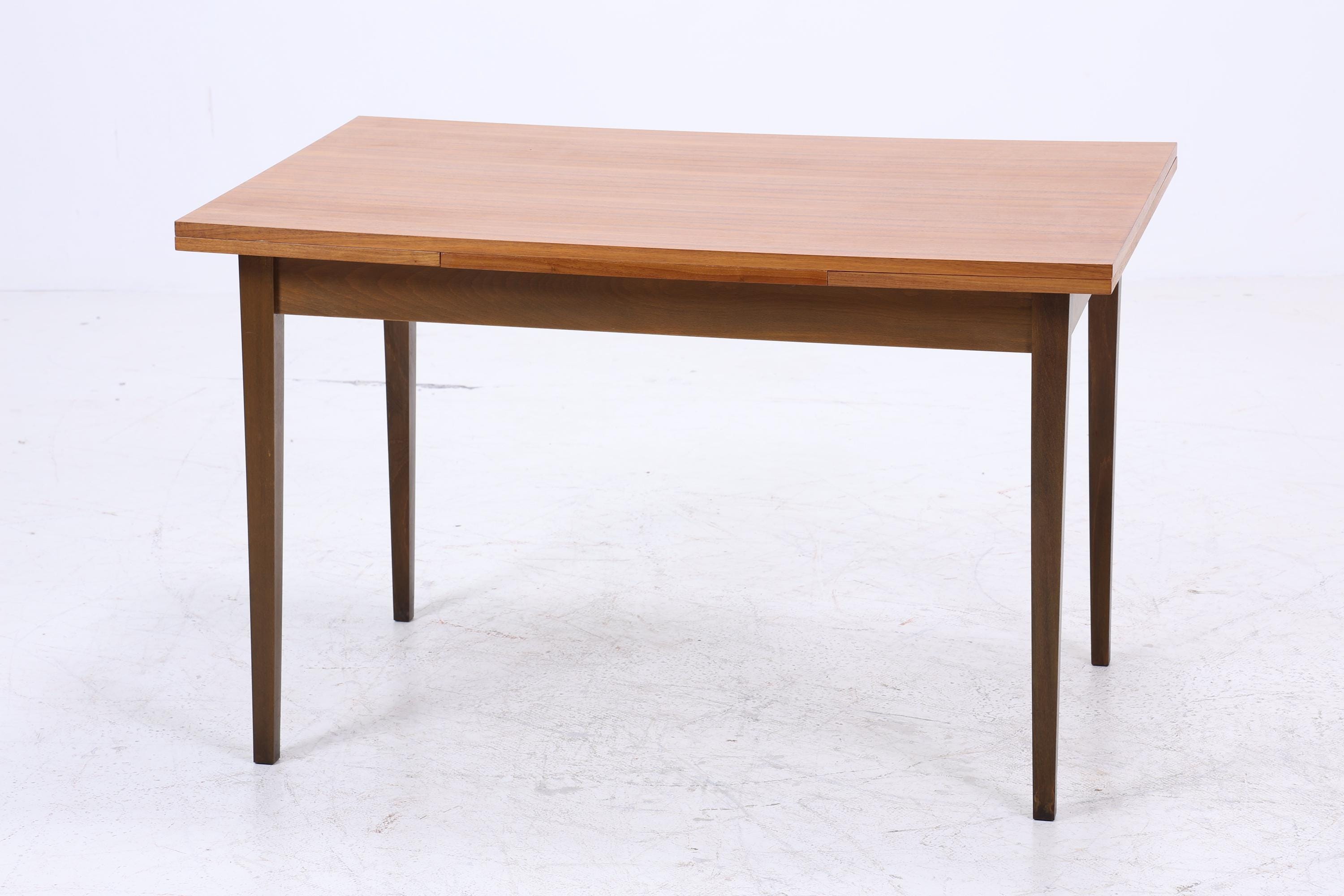 Vintage Esstisch | Mid-Century Ausziehbarer Küchentisch 1960er Holz