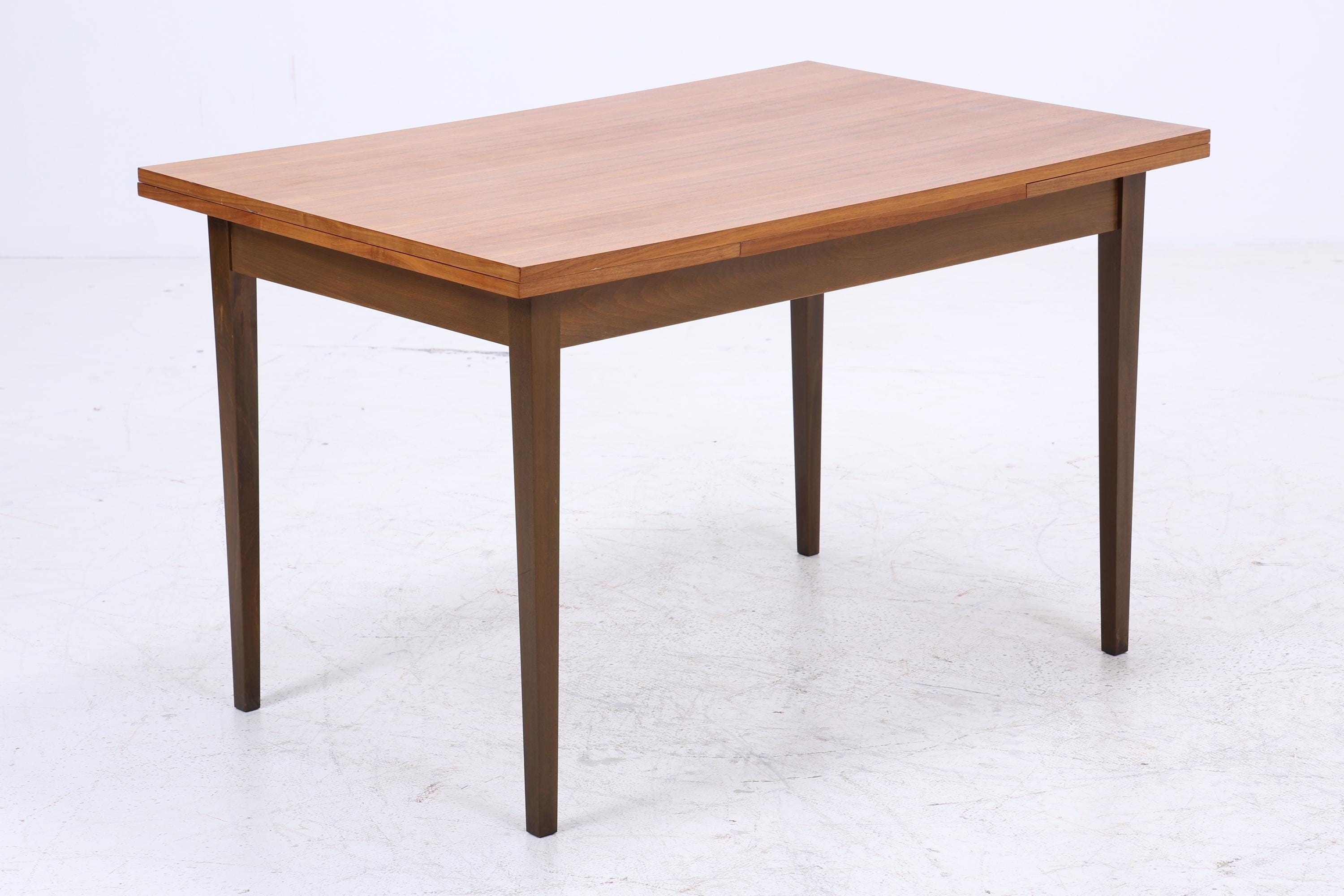 Vintage Esstisch | Mid-Century Ausziehbarer Küchentisch 1960er Holz