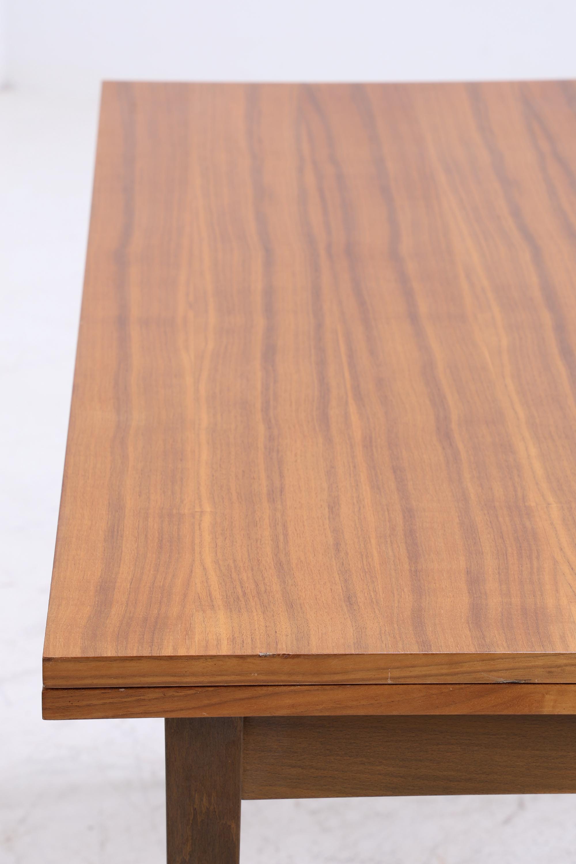 Vintage Esstisch | Mid-Century Ausziehbarer Küchentisch 1960er Holz