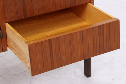 Vintage Teak Regal | Mid Century Schank Sekretär Retro Holz Aufbewahrung 60er 70er