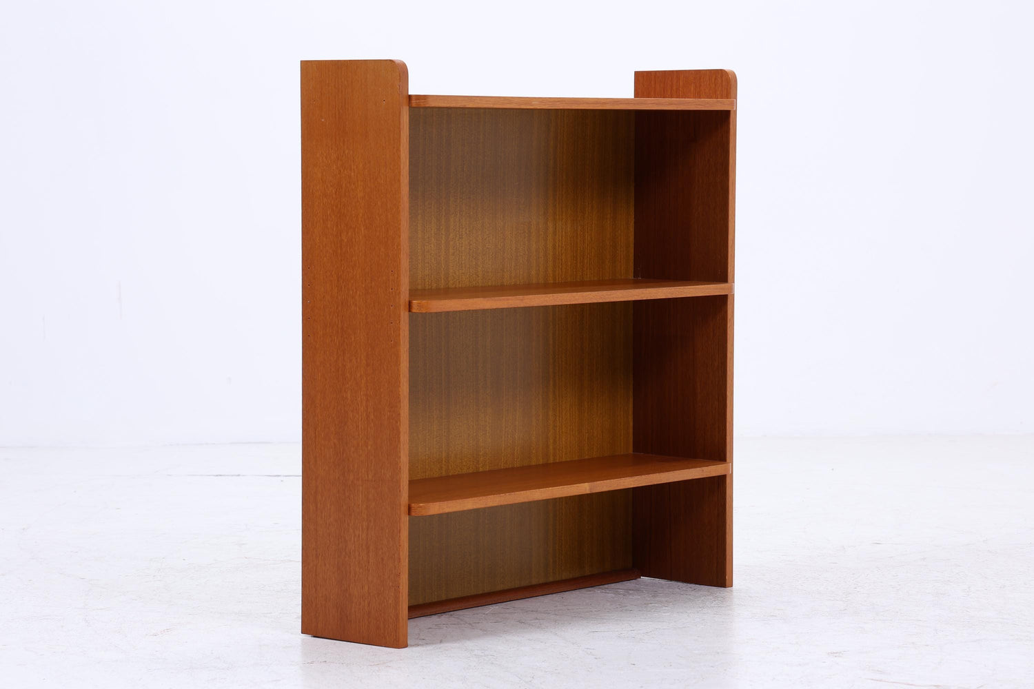 Kleines Vintage Teak Bücherregal | Mid Century Regal | 60er Retro Holz Aufbewahrung