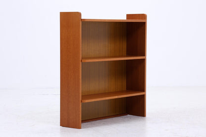 Kleines Vintage Teak Bücherregal | Mid Century Regal | 60er Retro Holz Aufbewahrung