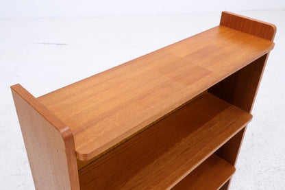 Kleines Vintage Teak Bücherregal | Mid Century Regal | 60er Retro Holz Aufbewahrung