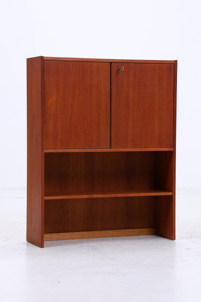 Kleines Vintage Teak Regal | Mid Century Schrank | 60er Retro Holz Aufbewahrung
