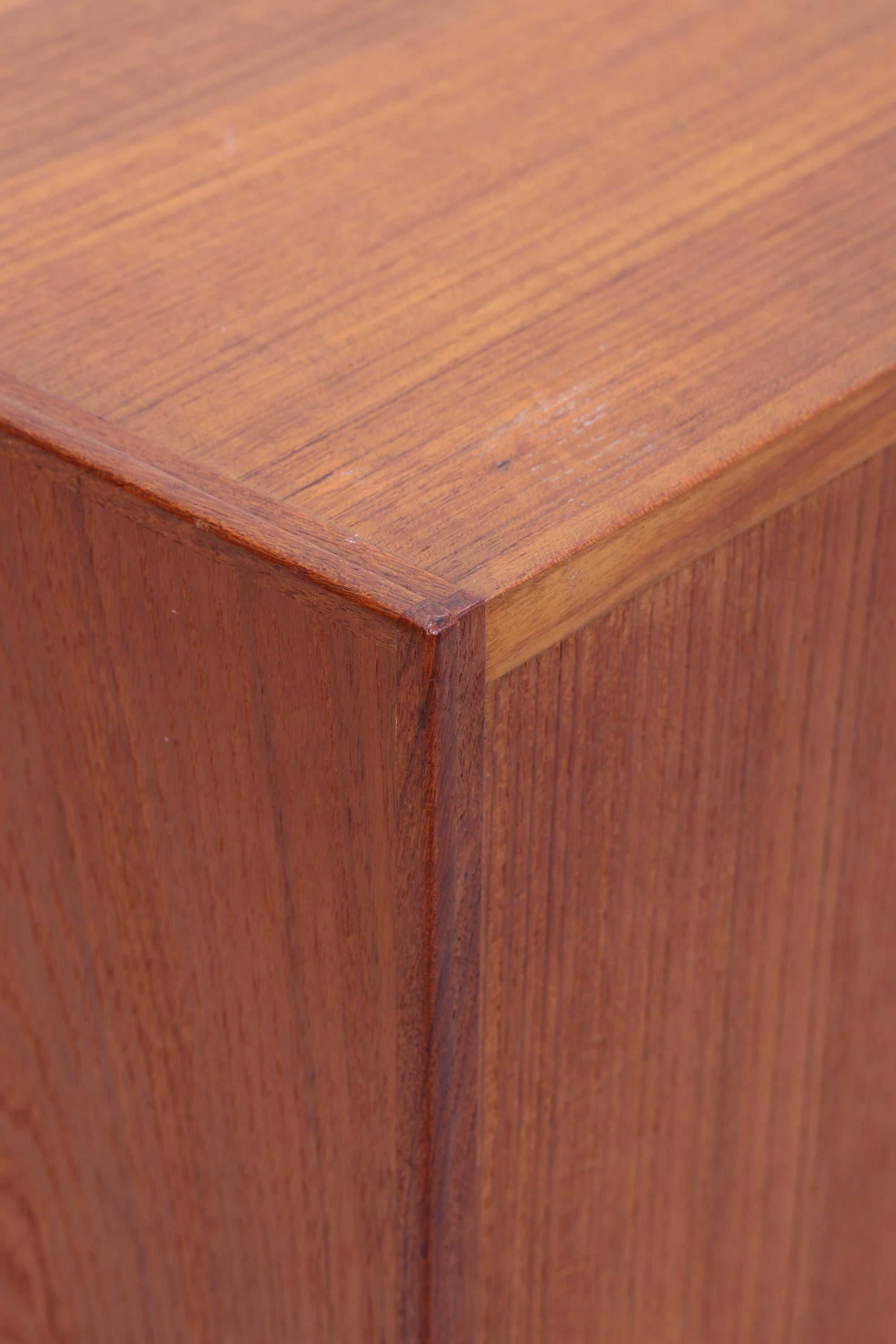 Kleines Vintage Teak Regal | Mid Century Schrank | 60er Retro Holz Aufbewahrung