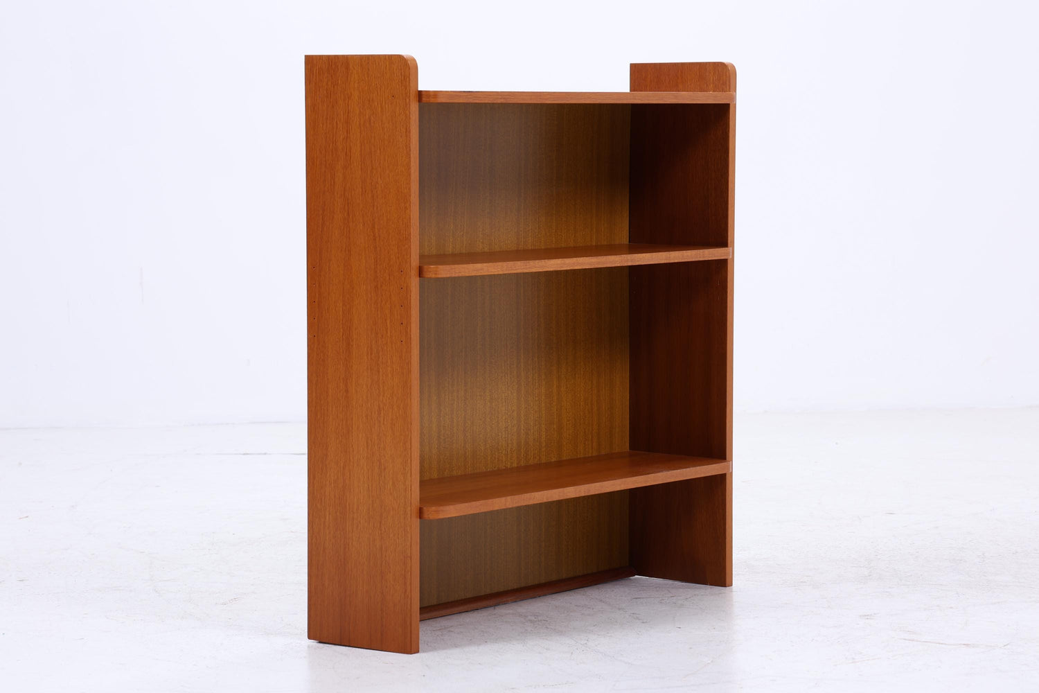 Kleines Vintage Teak Bücherregal | Mid Century Regal | 60er Retro Holz Aufbewahrung