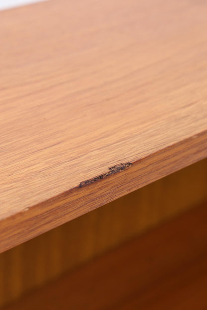 Kleines Vintage Teak Bücherregal | Mid Century Regal | 60er Retro Holz Aufbewahrung