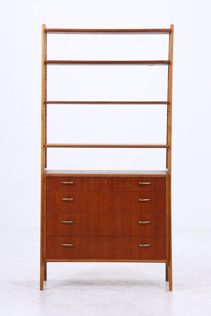 Vintage Teak Regal 60er Jahre | Mid Century Schank Retro Holz Aufbewahrung