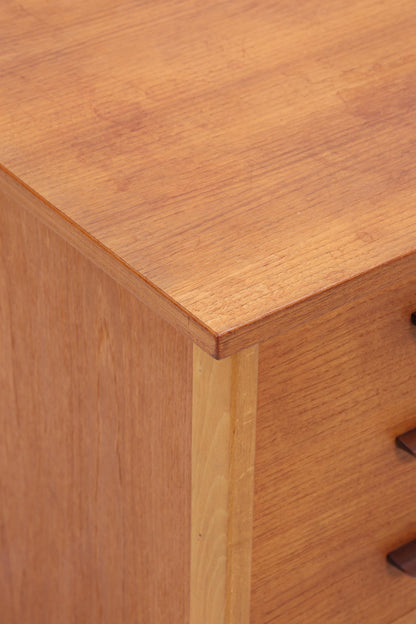 Vintage Teak Schreibtisch aus den 60ern | Mid Century Schubladen Arbeitstisch Bürotisch Tisch Retro Holz