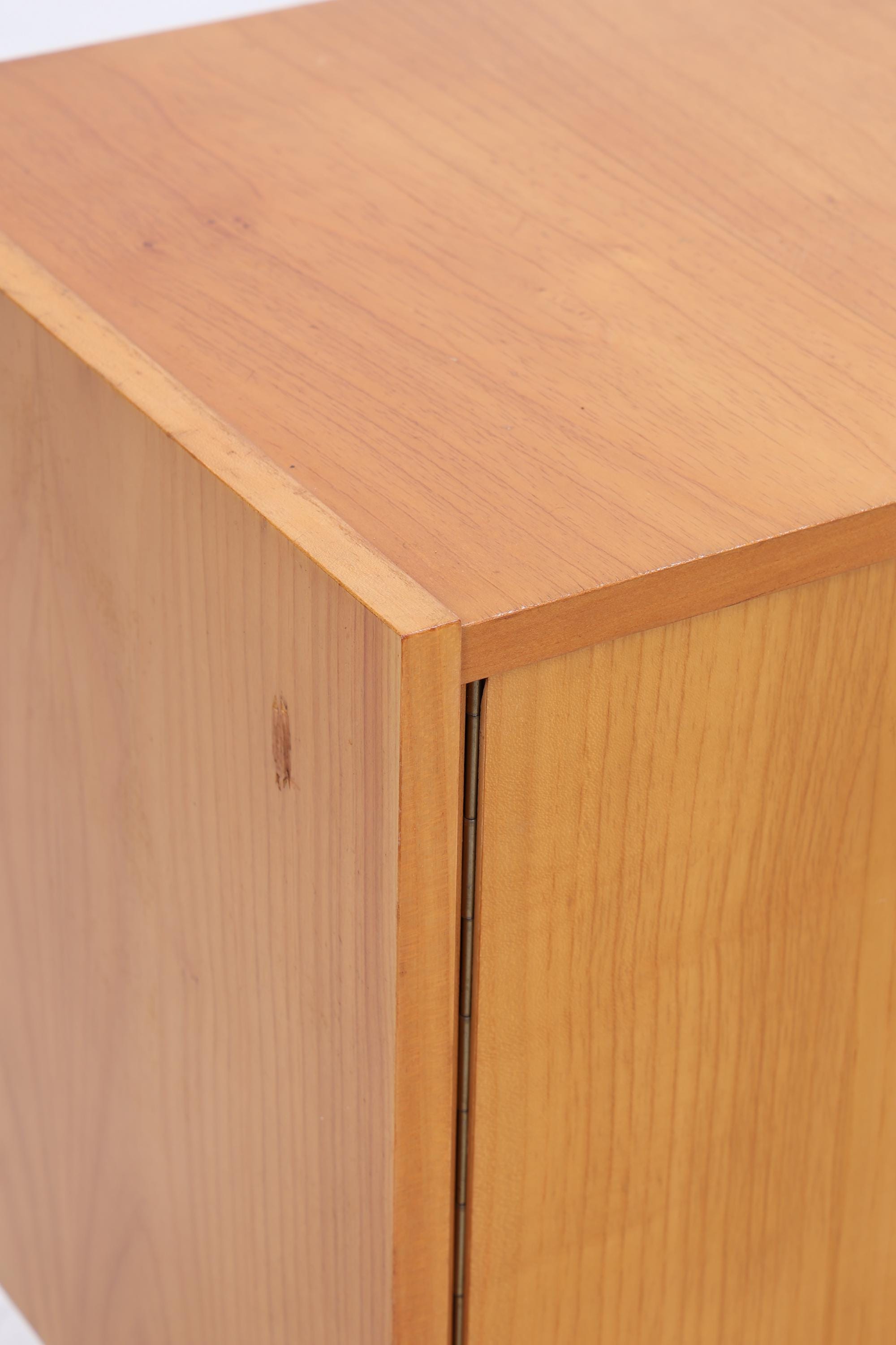 Vintage Sideboard 60er Jahre | Mid Century Lowboard mit Schubladen &amp; Fächern Holz Aufbewahrung