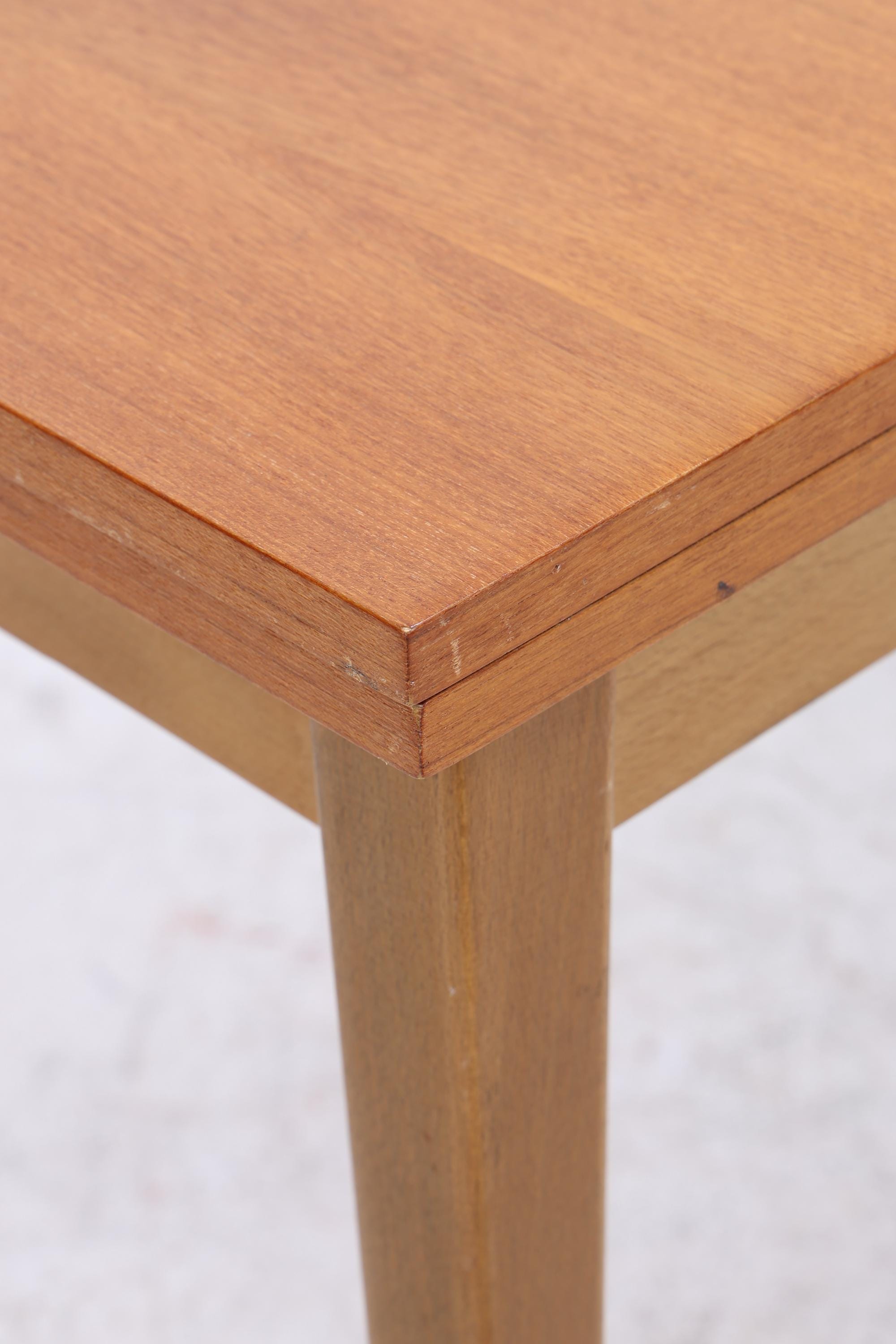 Vintage Teak Esstisch | Mid-Century Ausziehbarer Küchentisch 1960er Teak Holz