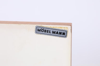 Vintage Nussbaum Sideboard 60er Jahre | Mid Century Anrichte mit Schubladen &amp; Fächern Retro Holz Aufbewahrung