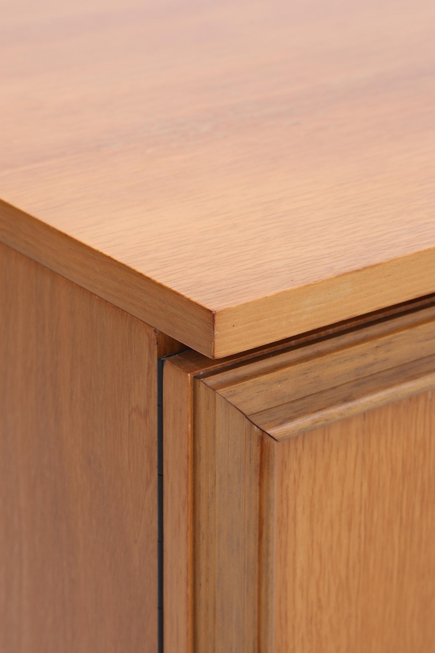 Vintage Nussbaum Sideboard 60er Jahre | Mid Century Anrichte mit Schubladen &amp; Fächern Retro Holz Aufbewahrung