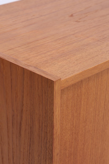 Vintage Teak Sideboard 60er Jahre | Danish Design Mid Century Anrichte mit Schubladen &amp; Fächern Retro Holz Aufbewahrung