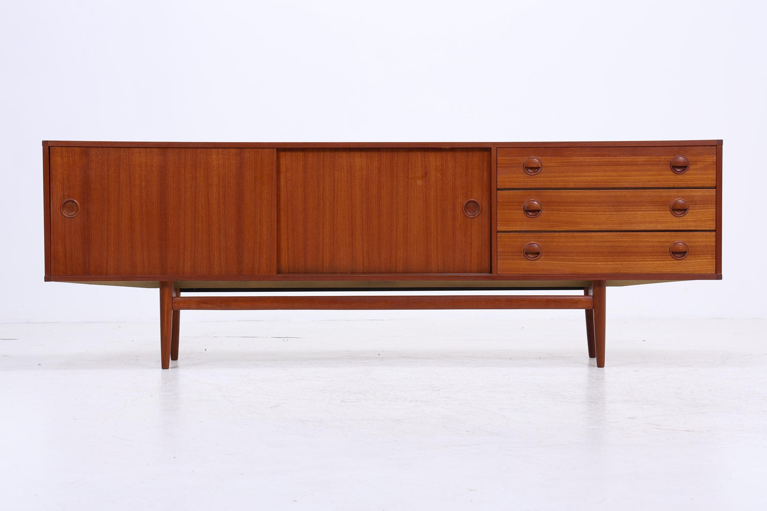 Vintage Teak Sideboard von William Watting für Fristho | Mid Century Modulus Serie Anrichte Retro Holz Aufbewahrung