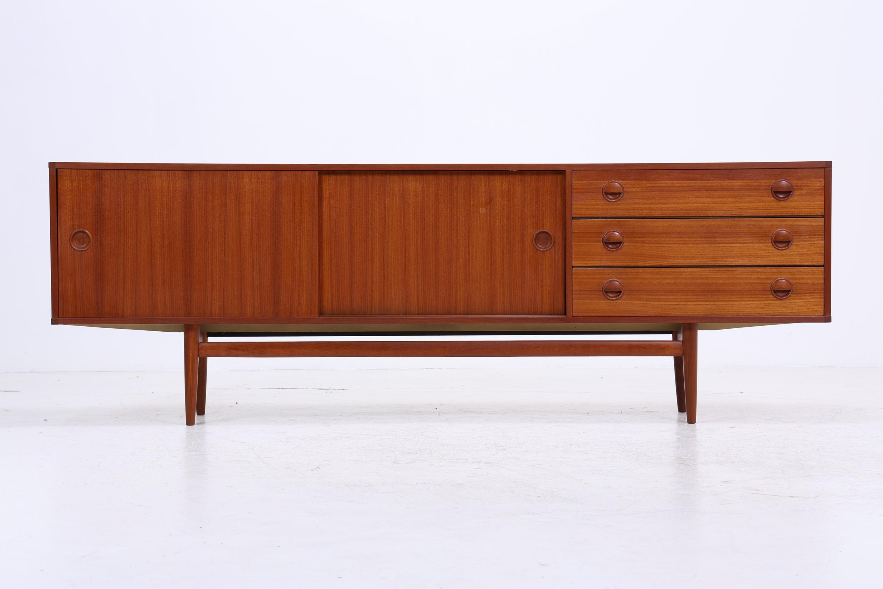 Vintage Teak Sideboard von William Watting für Fristho | Mid Century Modulus Serie Anrichte Retro Holz Aufbewahrung