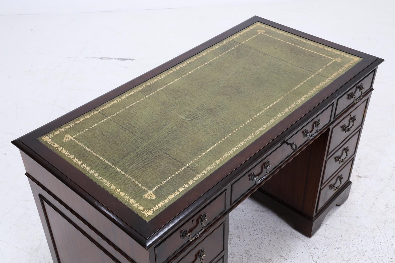 Antik Schreibtisch | Vintage Mahagoni Bürotisch | Executive Desk aus Holz | Office Furniture