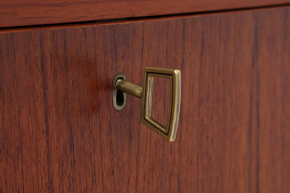 Vintage Teak Schrank 60er Jahre | Mid Century Highboard Holz Aufbewahrung