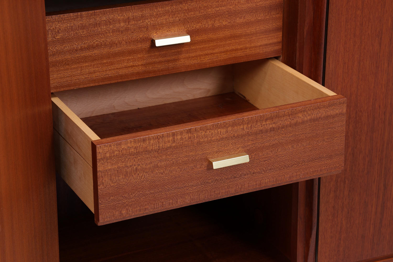 Vintage Teak Schrank 60er Jahre | Mid Century Highboard Schubladen Holz Aufbewahrung