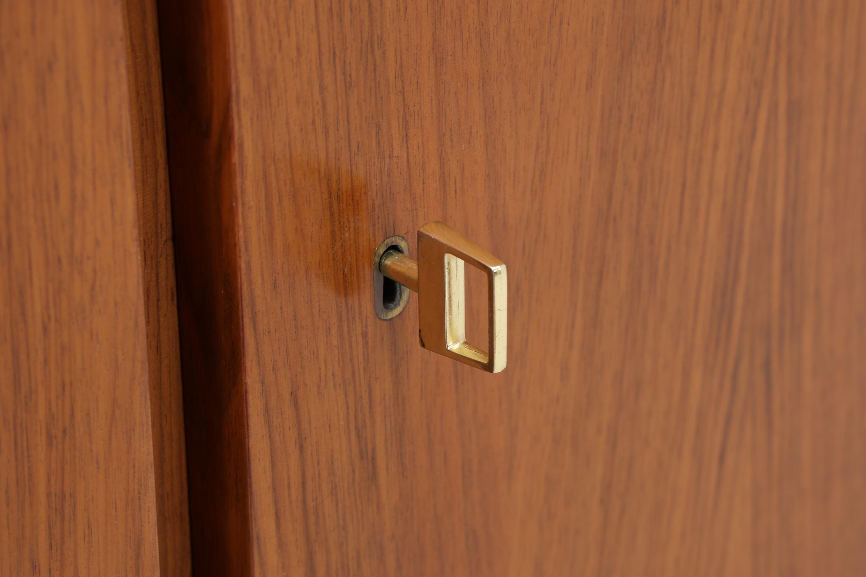 XXL Vintage Schrank 60er Jahre | Mid Century Highboard Schubladen Holz Aufbewahrung