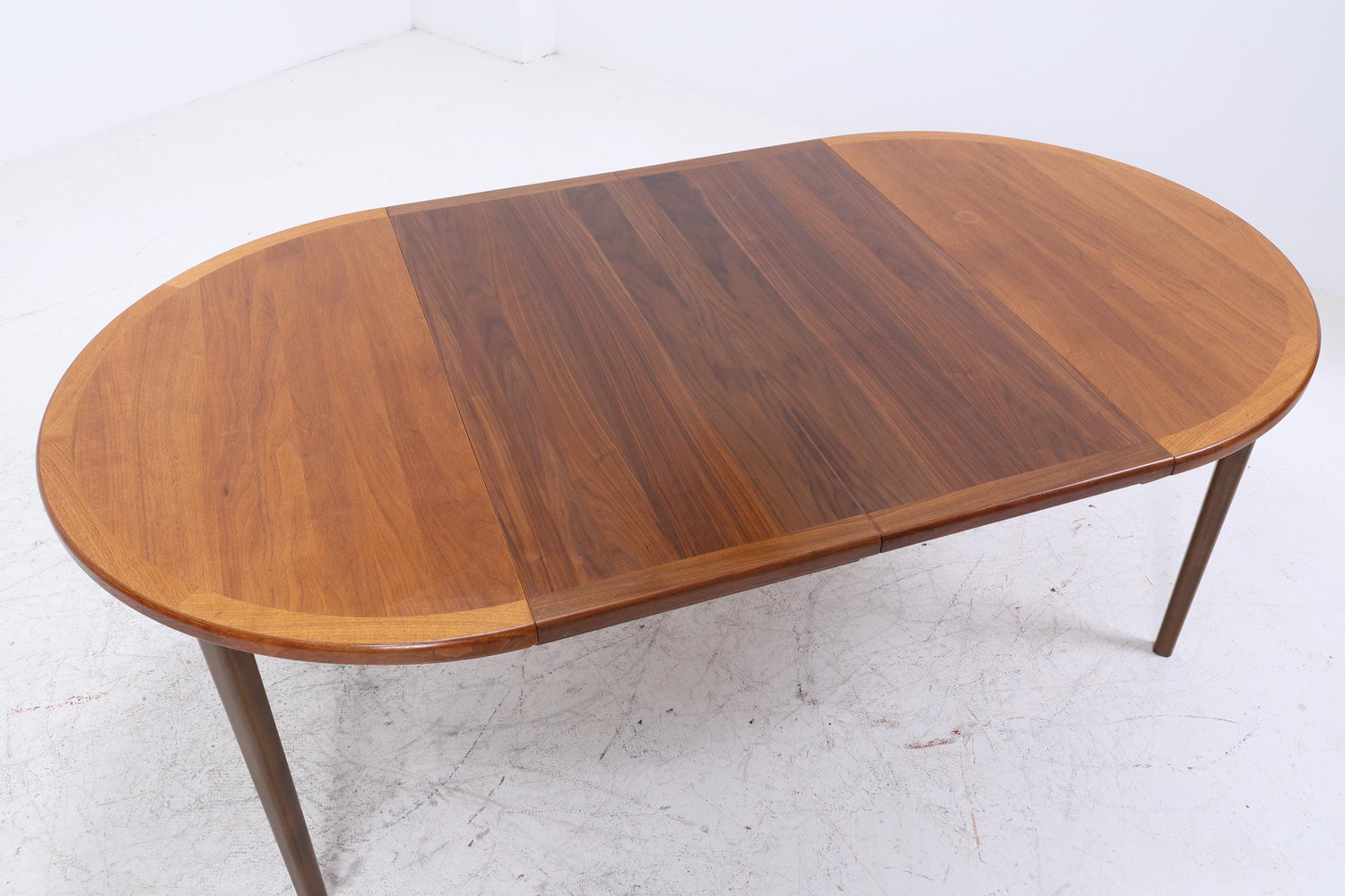 Runder Vintage Küchentisch 60er Jahre | Mid Century Esstisch Tisch Retro 70er Holz Ausziehbar