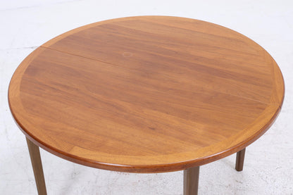 Runder Vintage Küchentisch 60er Jahre | Mid Century Esstisch Tisch Retro 70er Holz Ausziehbar