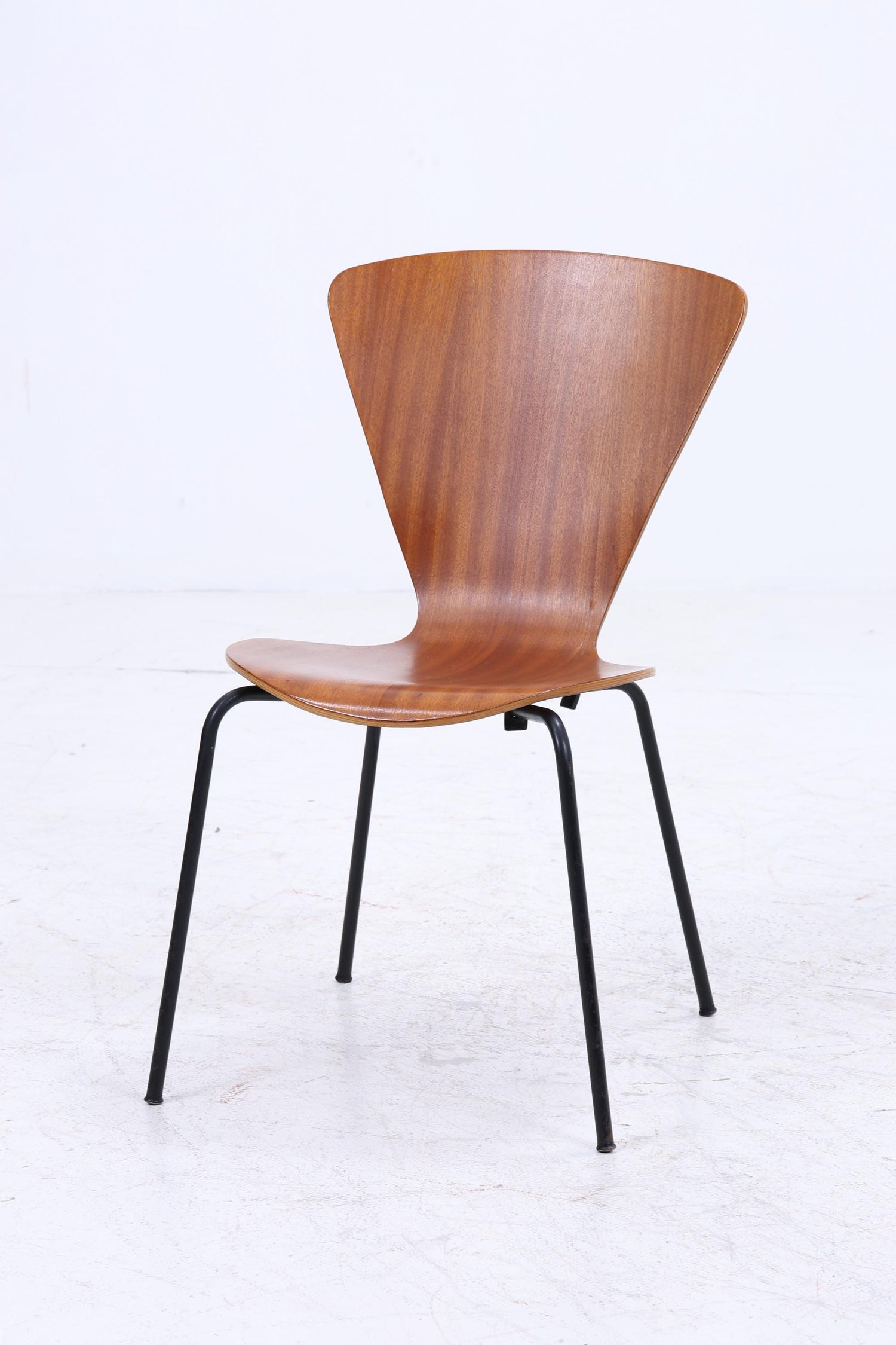 4er Set Teak Stühle aus Schichtholz  | Mid Century Designklassiker | Vintage Stuhl | Retro Stuhl