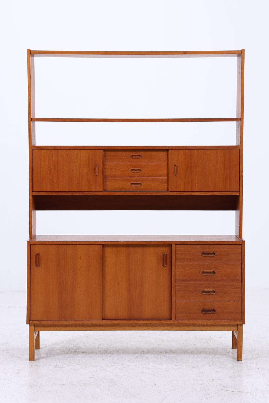 Vintage Teak Regal 60er Jahre | Mid Century Schank Retro Holz Aufbewahrung