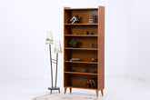 Vintage Teak Bücherregal | Mid Century Regal | 60er Retro Holz Aufbewahrung