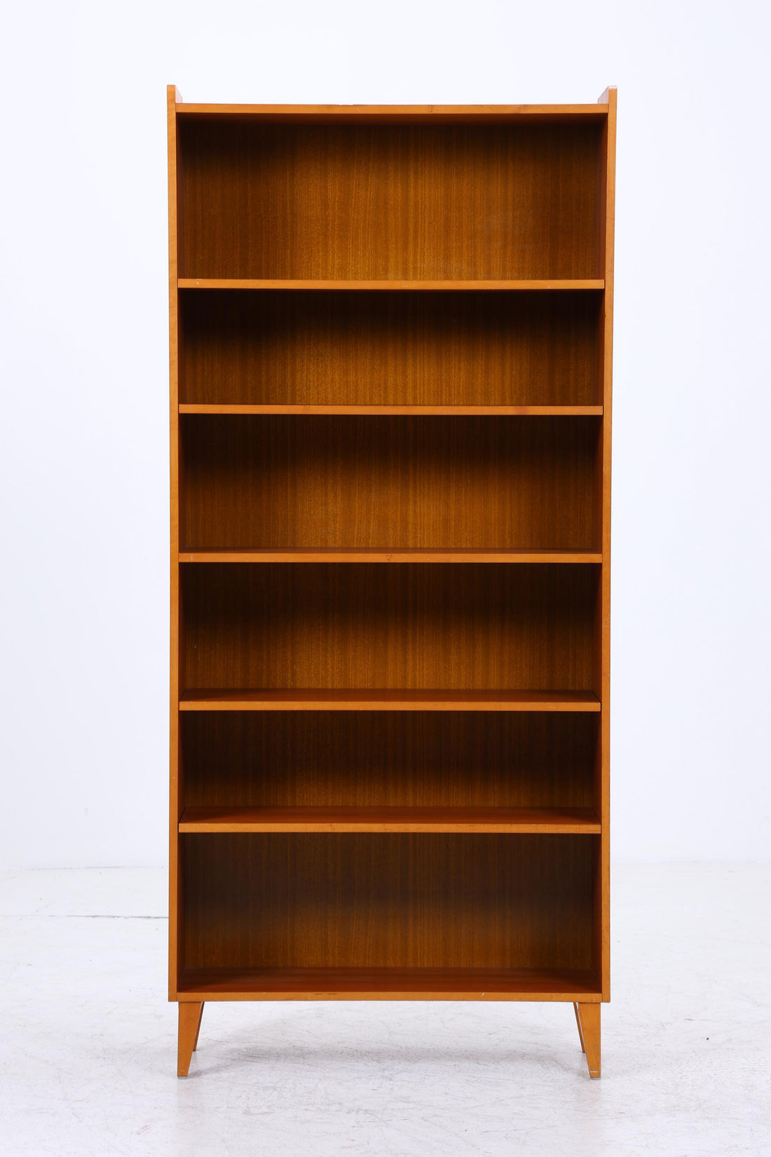 Vintage Teak Bücherregal | Mid Century Regal | 60er Retro Holz Aufbewahrung