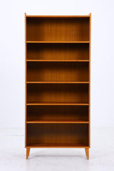 Vintage Teak Bücherregal | Mid Century Regal | 60er Retro Holz Aufbewahrung
