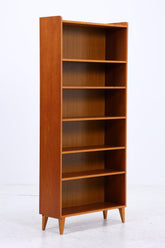 Vintage Teak Bücherregal | Mid Century Regal | 60er Retro Holz Aufbewahrung