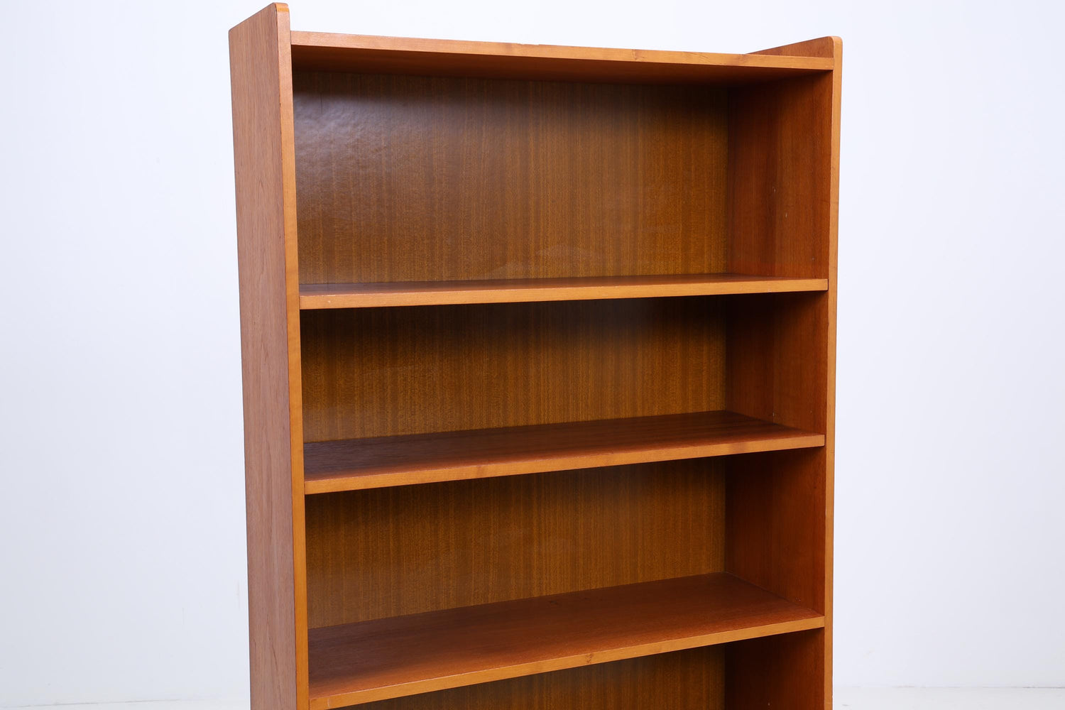 Vintage Teak Bücherregal | Mid Century Regal | 60er Retro Holz Aufbewahrung