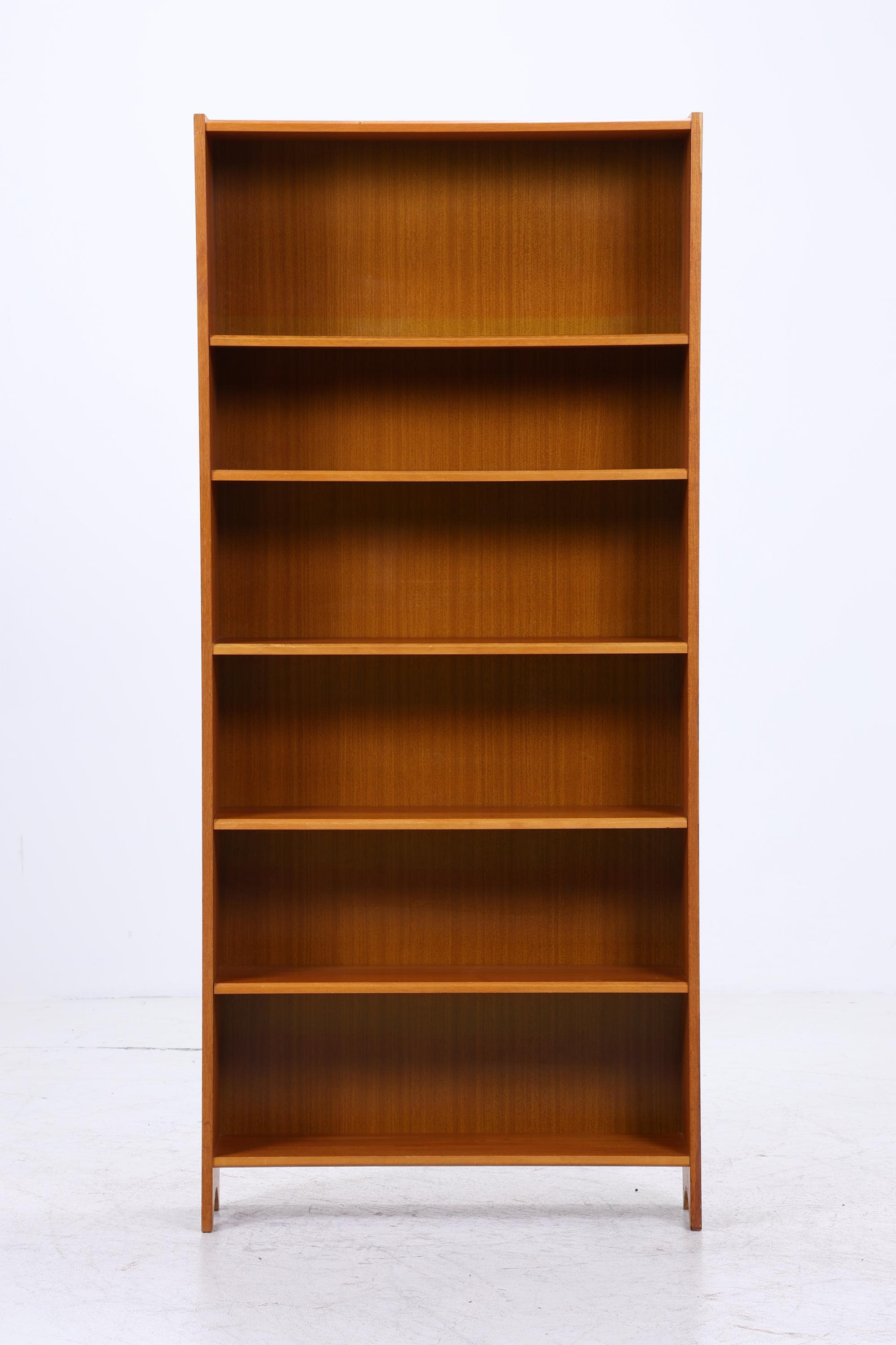 Vintage Teak Bücherregal | Mid Century Regal | 60er Retro Holz Aufbewahrung