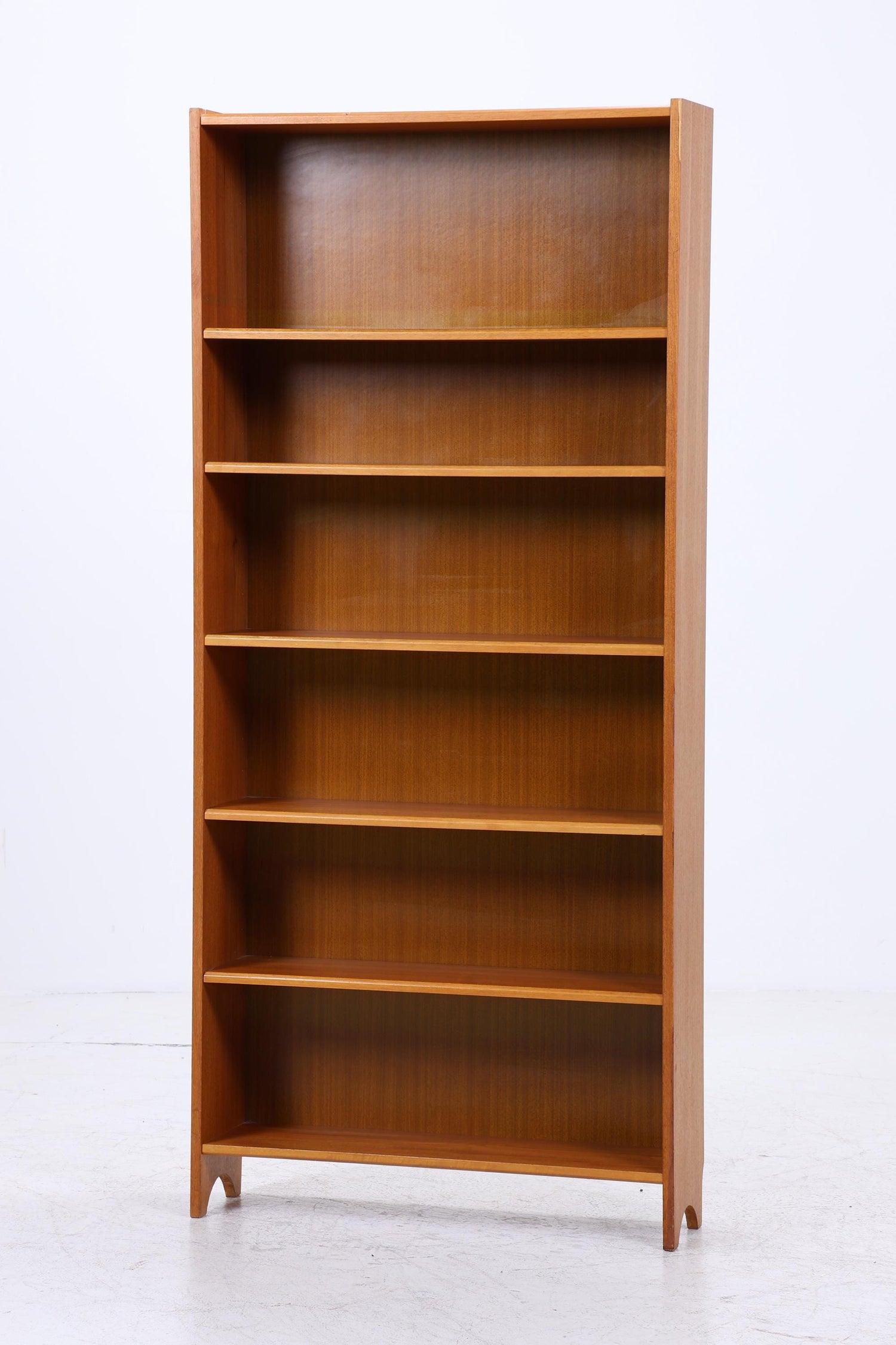 Vintage Teak Bücherregal | Mid Century Regal | 60er Retro Holz Aufbewahrung