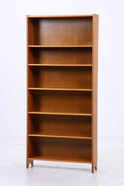 Vintage Teak Bücherregal | Mid Century Regal | 60er Retro Holz Aufbewahrung