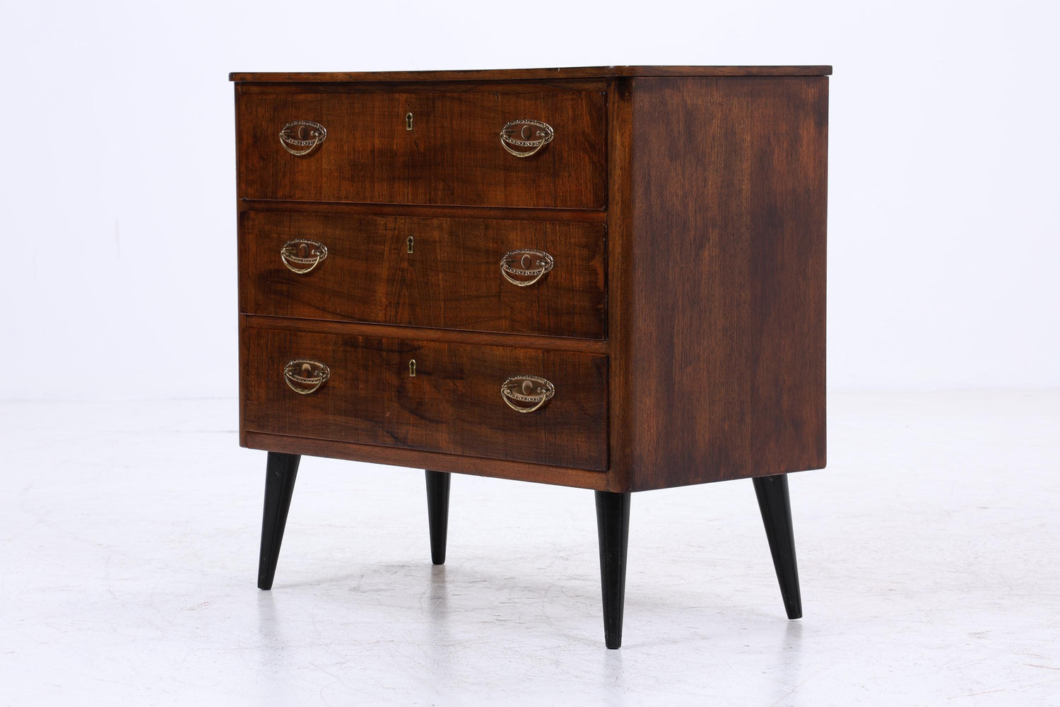Vintage Schubladen Kommode | Mid Century Schubladen Schrank |  60er 70er Jahre Holz Aufbewahrung