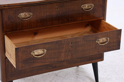 Vintage Schubladen Kommode | Mid Century Schubladen Schrank |  60er 70er Jahre Holz Aufbewahrung